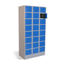 #03 BOXES 24 BLUE – Box mit 24 Fächern zur Aufbewahrung von Wertgegenständen, 1850/900/500 mm