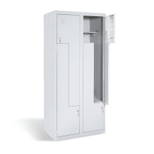 #03 CIK-CAK MAXI 4 - 4-türiger Garderobenschrank mit Z -Türen  (Z-Spinde), 1800/800/500 mm