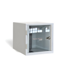#03 BOX 1 PLEXI - Sicherheitsschränke mit Plexiglastüren, 380/380/380 mm