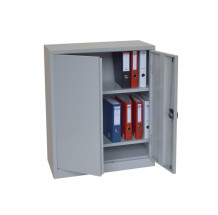 #03 STRONG SLIM MINI - Büroschrank oder Werkstattschrank für Akten mit 2 Fachböden, 1000/800/420 mm
