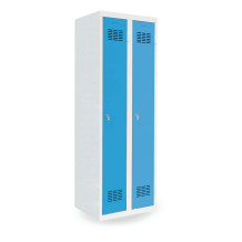 #03 STANDARD 2 BLUE - 2-türiger Umkleidespind mit langen Türen,  1800/600/500 mm