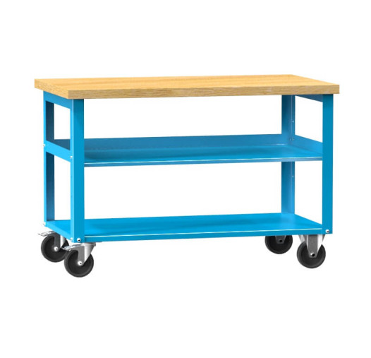 #29 MOBILEWORK 2S BLUE - Mobiler Schreibtisch bis 300 kg belastbar, blau